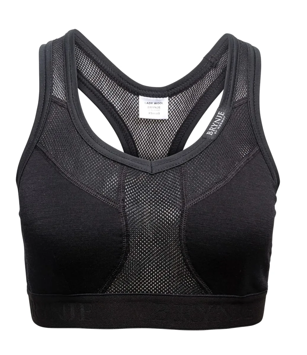 Brynje Women's Wool Sports Top Black