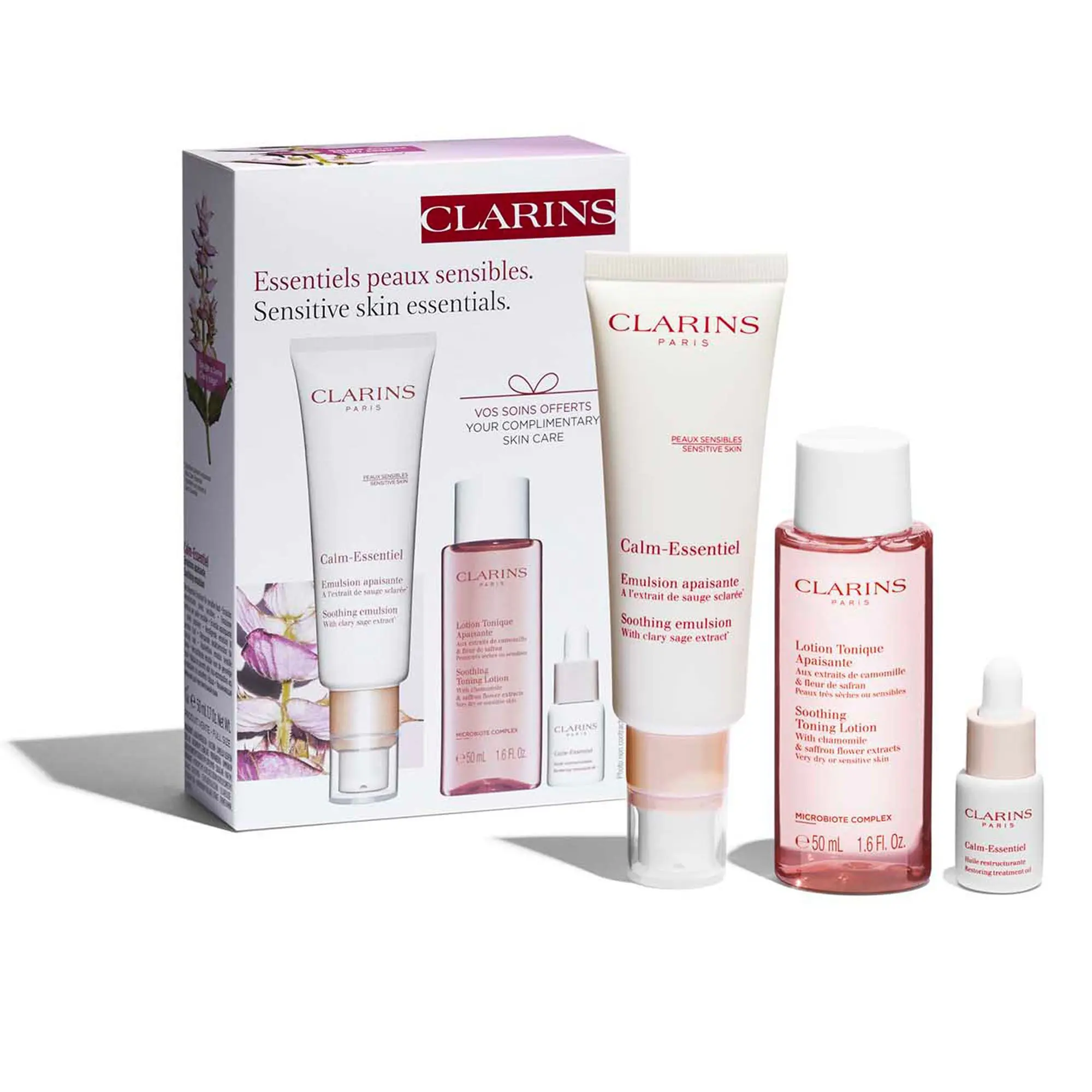 Clarins - Coffret Mes Essentiels Peaux sensibles- Femme