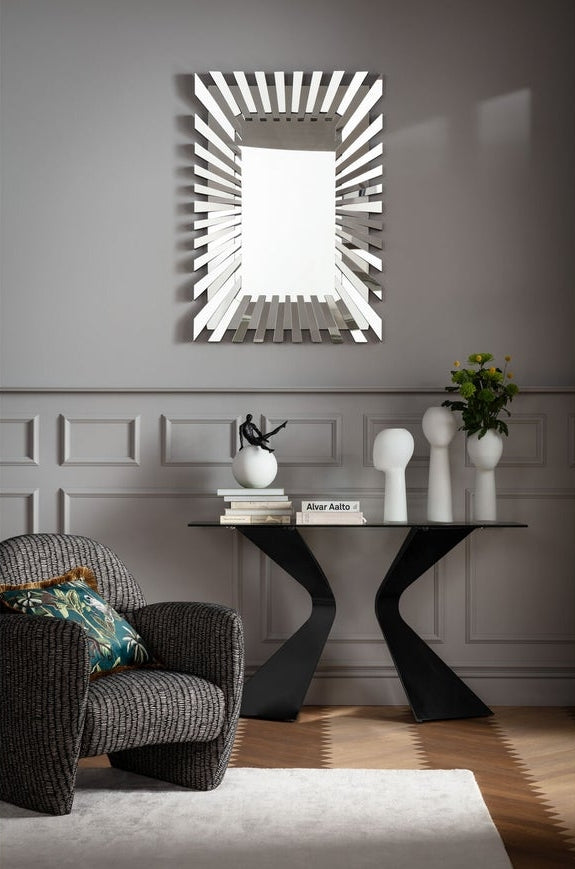 Kare Design Gloria Sidetable 140 Cm Zwart Glas