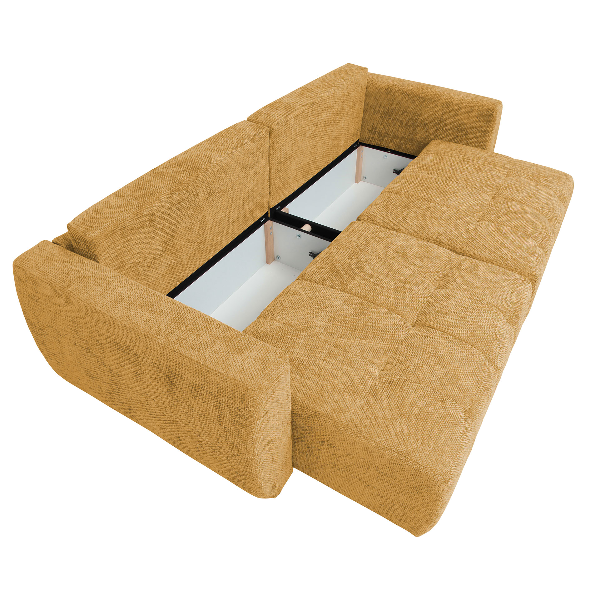 Big Sofa - Amber - mit Staukasten und Liegefunktion - 245 cm