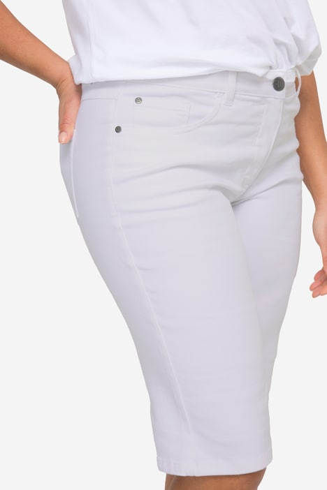 Jeansbermuda Berry, Stretchkomfort, 5-Pocket