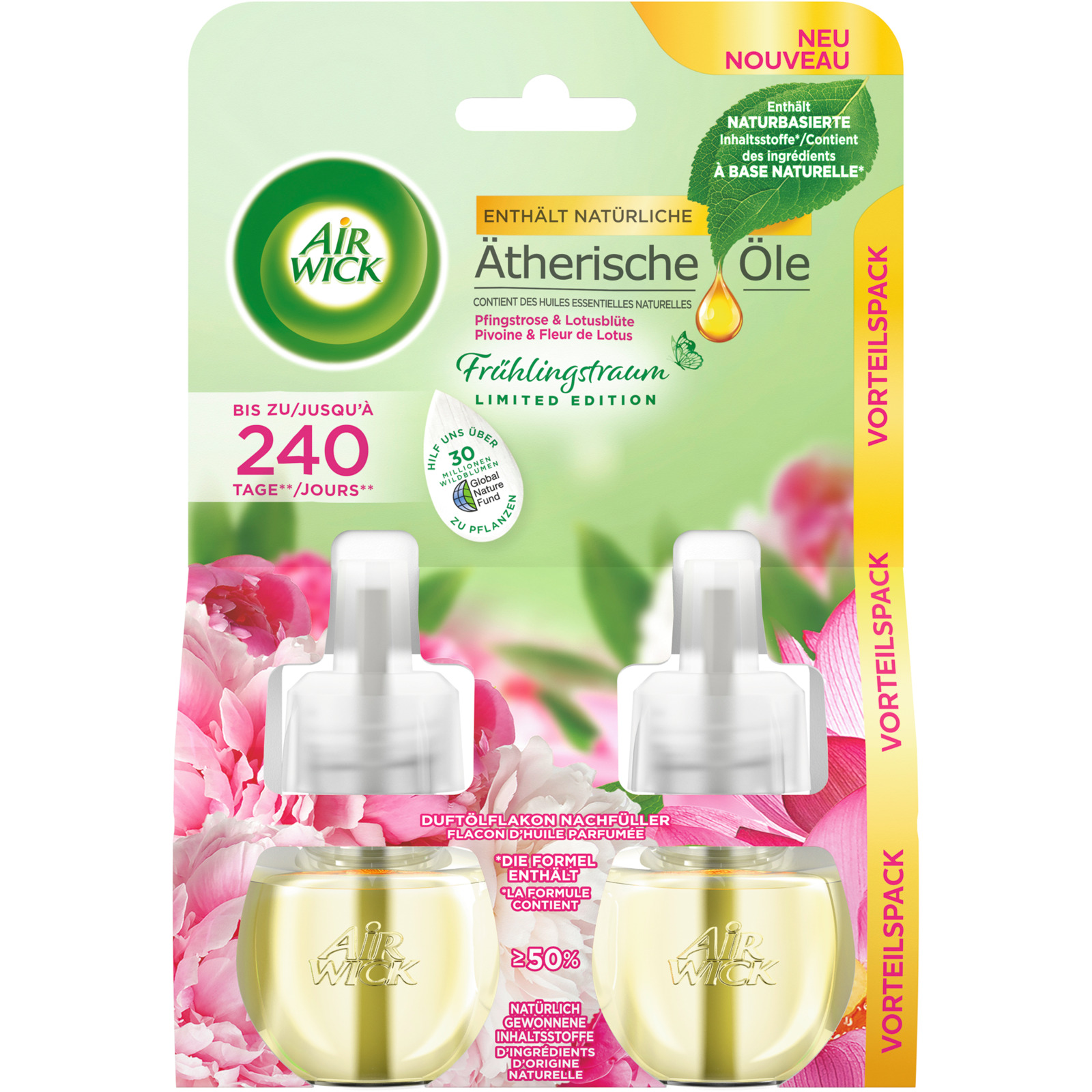Air Wick Duftöl-Nachfüller Wilde Rosen 2 x 19 ml
