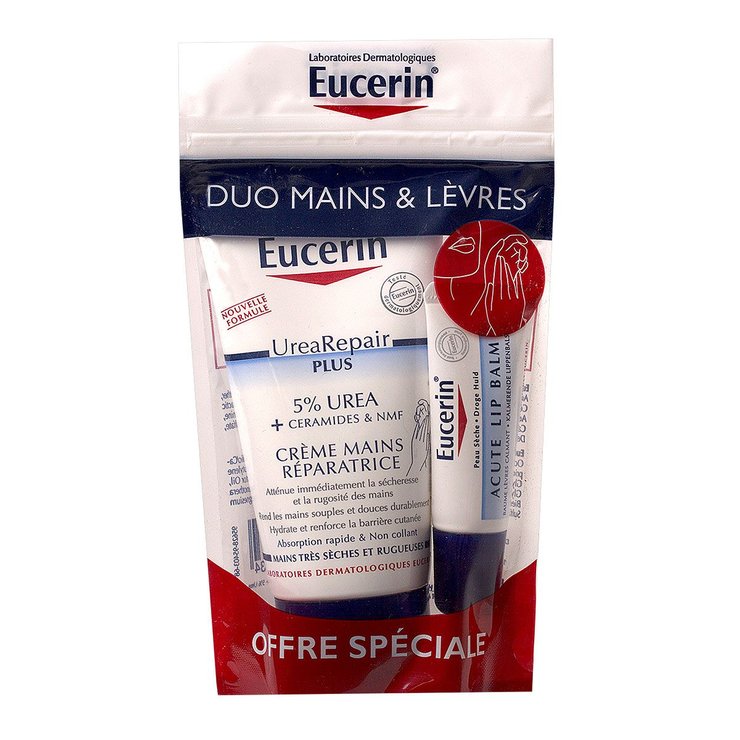 Duo crème réparatrice mains & baume lèvres