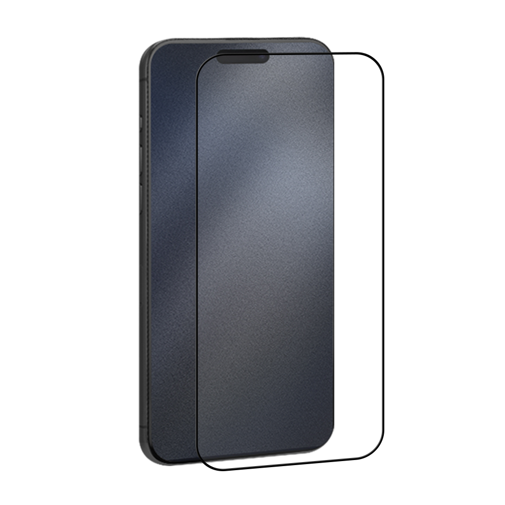 iPhone 16 / 15 / 14 Pro Mountainglass Blue Edge Anti-Blue Light Panzer Glas Displayschutz Case Friendly (EGMSP00276)