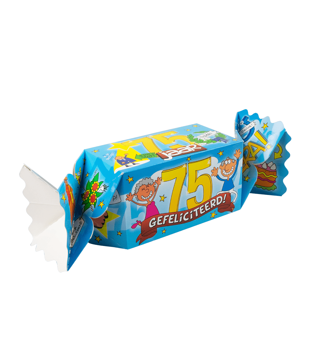 Geschenkdoosje 75 Jaar 26cm