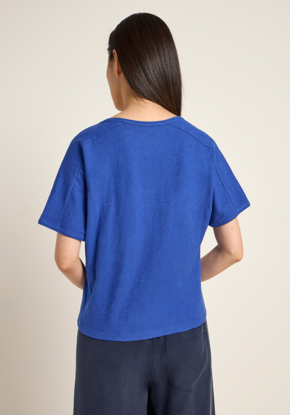 Lanius Shirt GOTS Electric Blue