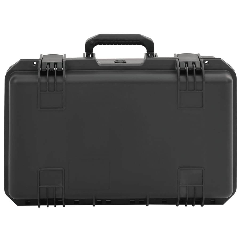 vidaXL Gereedschapskoffer voor de luchtvaart zwart 55x35x22,5 cm PP