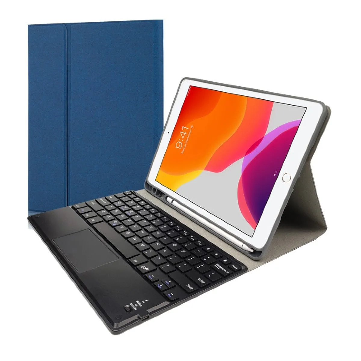 Étui Clavier Bluetooth iPad Universal - Bleu