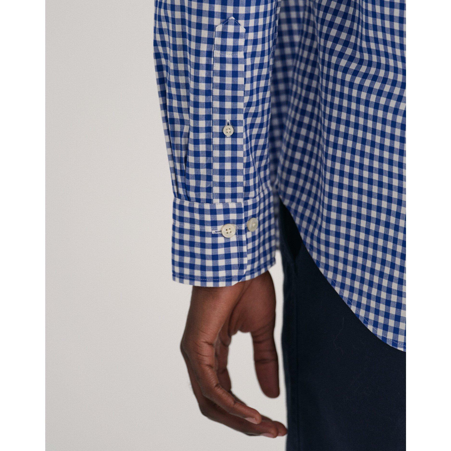 Gant Regular Fit Gingham Poplin Shirt