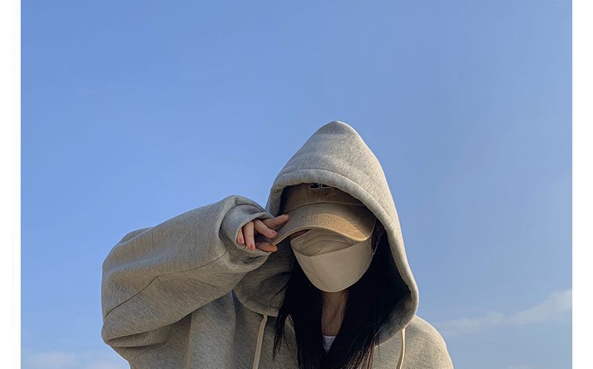 Soswift - Hoodie met trekkoord en rits