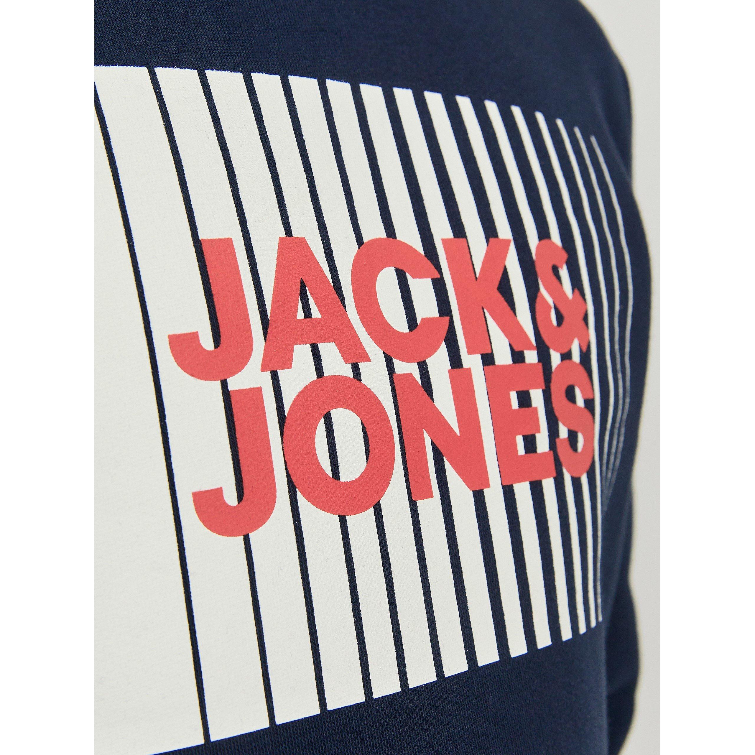 Jack and Jones J And J Play Logo Hoodie Juniors