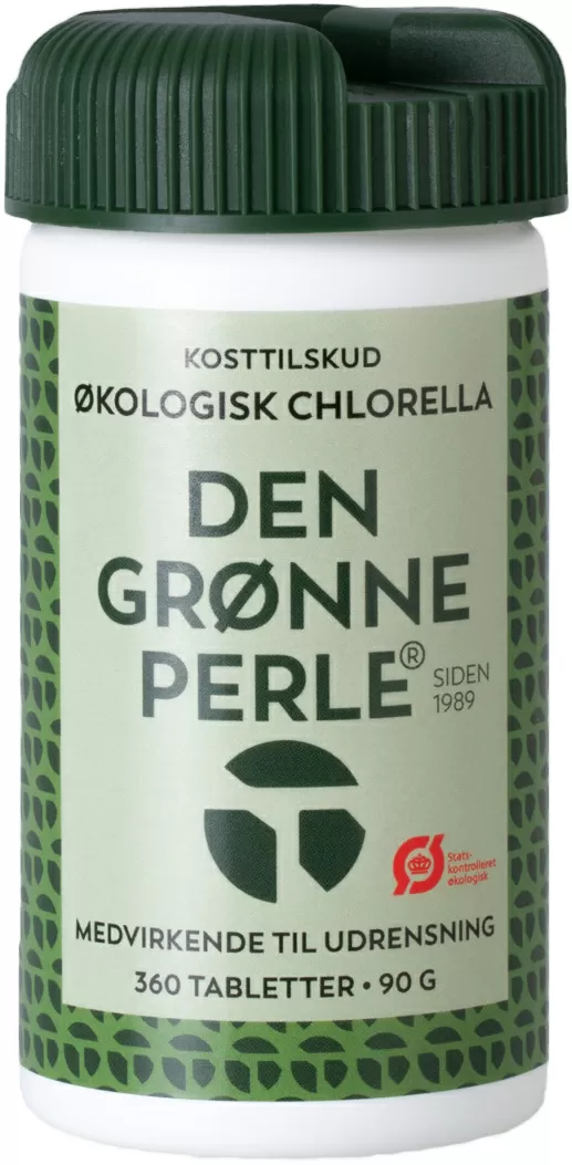 Chlorella - Den Grønne Perle Ø - 360 tabl.