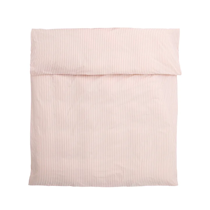 HAY - Fineline Bettdeckenbezug, 200 x 135 cm, soft pink