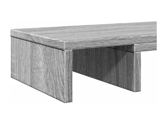 Support de moniteur élévateur réglable sonoma gris