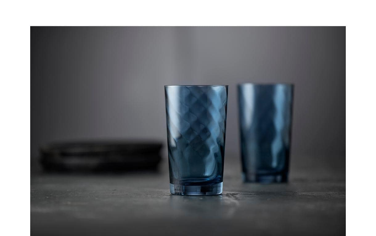 Longdrinkglas Vienna Blau, 4 Stück, 45 clElegante Highball-Gläser