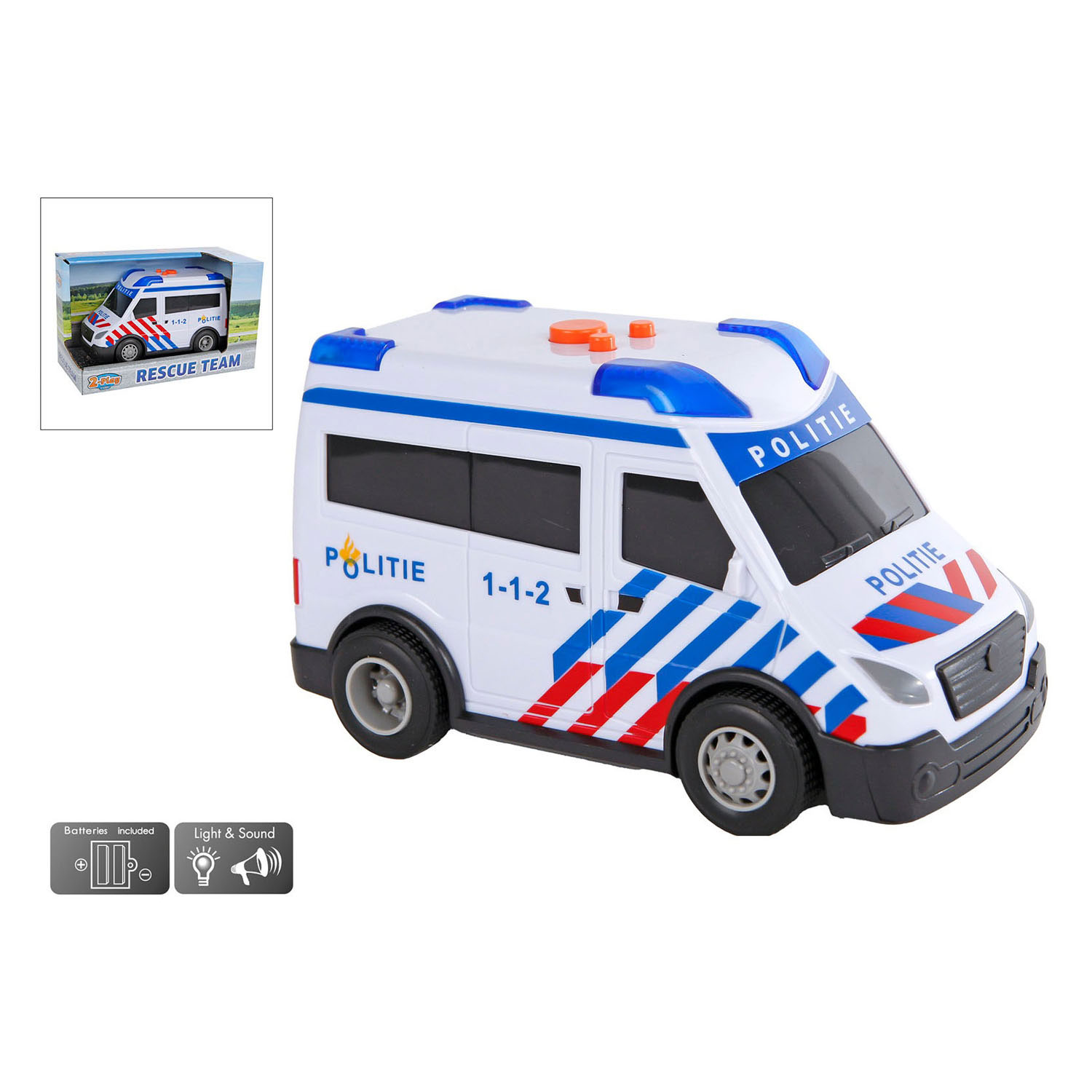 2-Play Politieauto NL Licht & Geluid