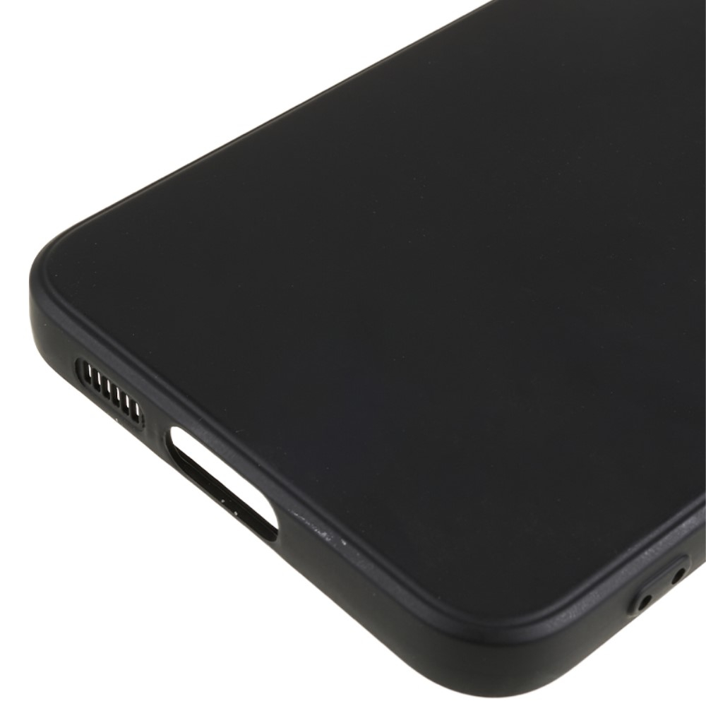 Samsung Galaxy S23 5G Gummi Case Hülle mit Kameraschutz - Schwarz (Matt)