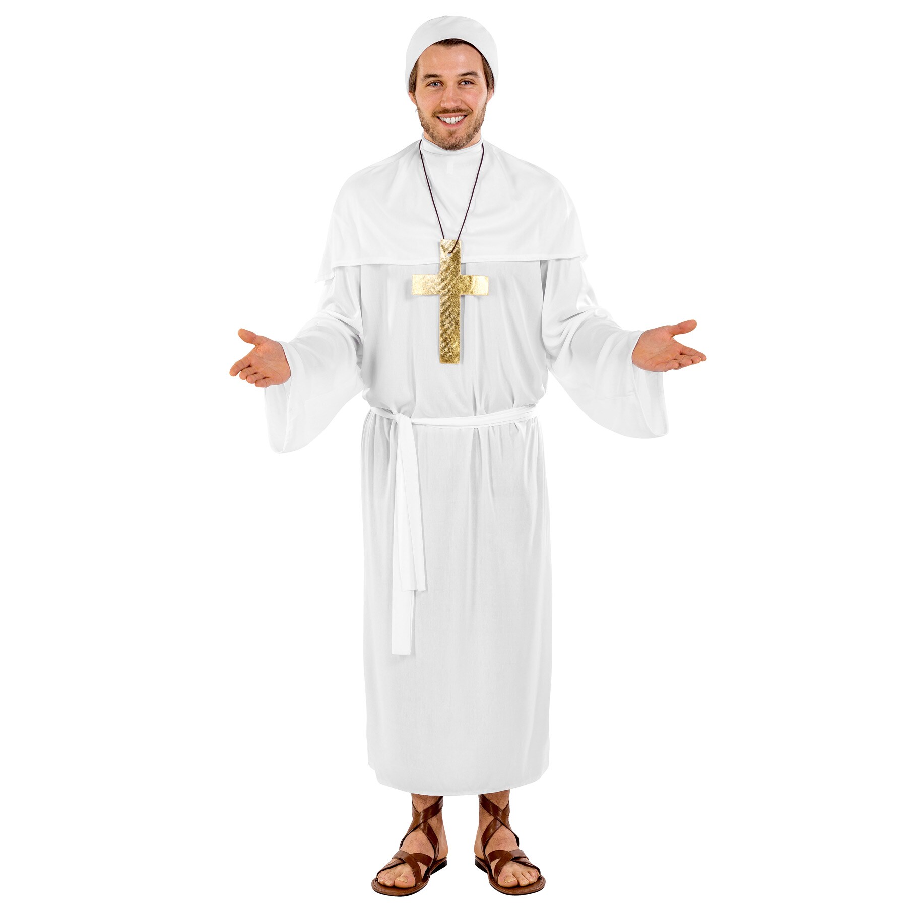 tectake® Herrenkostüm Papst Johannes
