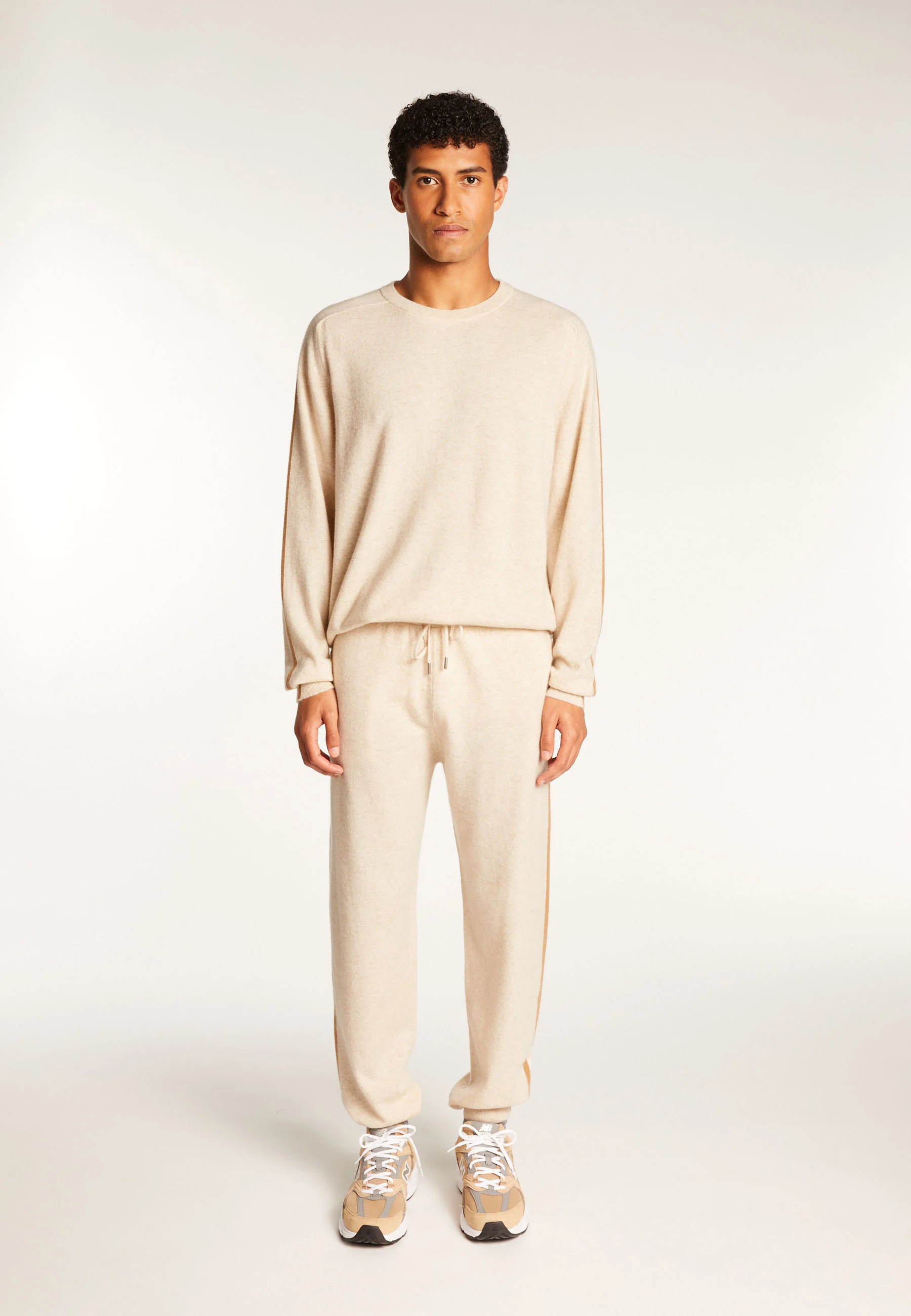 TULLIOAH24 - Pantalon en cachemire | Beige