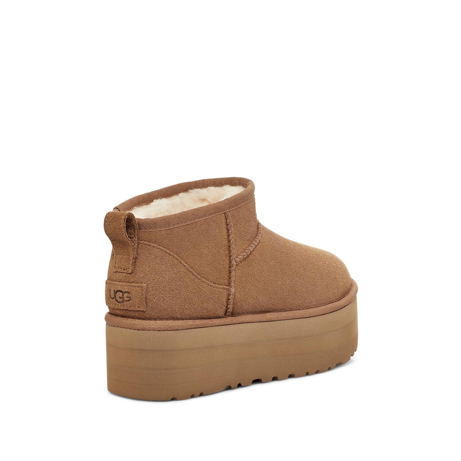 UGG  W Ultra Mini Platform bamsestøvler - Chestnut