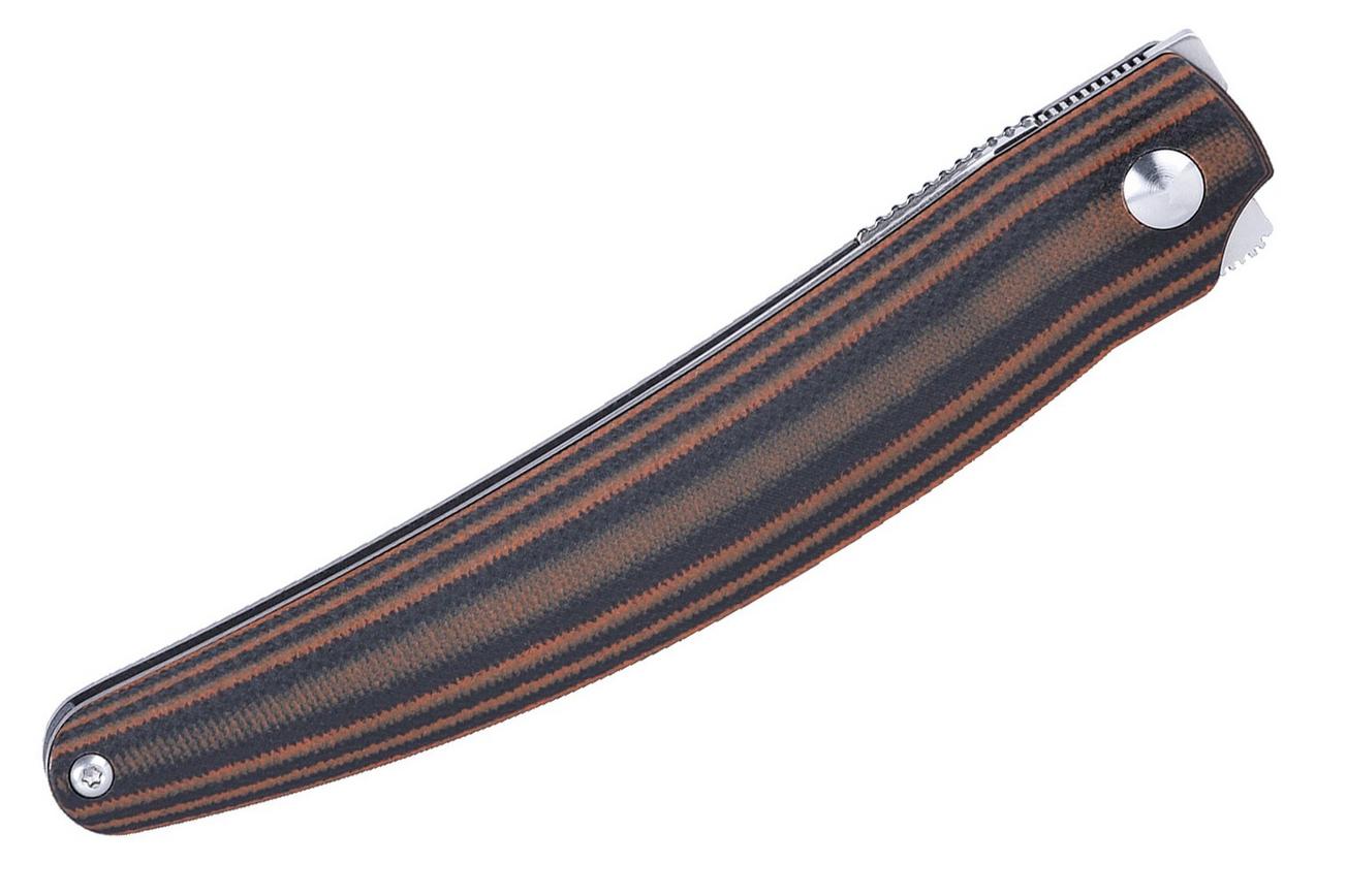 CRKT Ancestor 5930 Brown Black G10 zakmes, Darriel Caston design