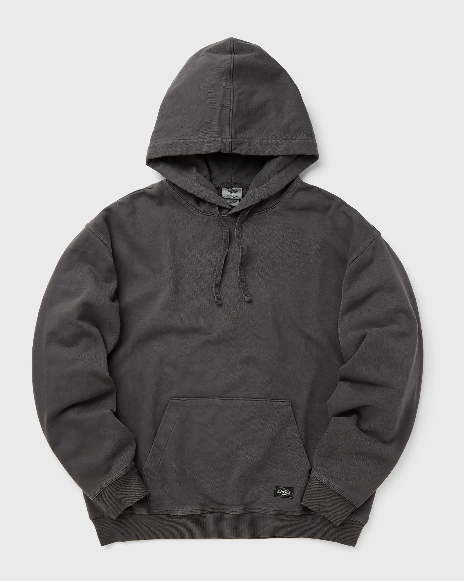 DICKIES GARMENT DYED HOODIE BLACK PIGMENT WASH