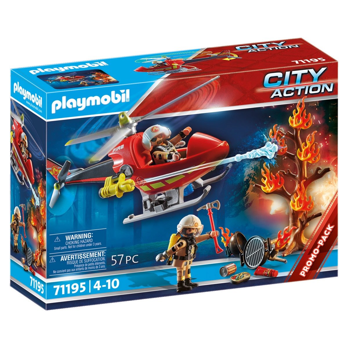 Hélicoptère Pompiers Playmobil City Action71195