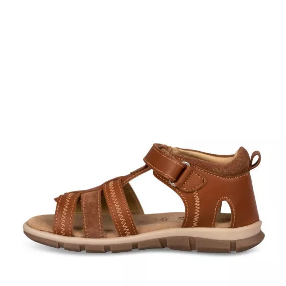 Sandales MARRON CHARLIE & FRIENDS CUIR