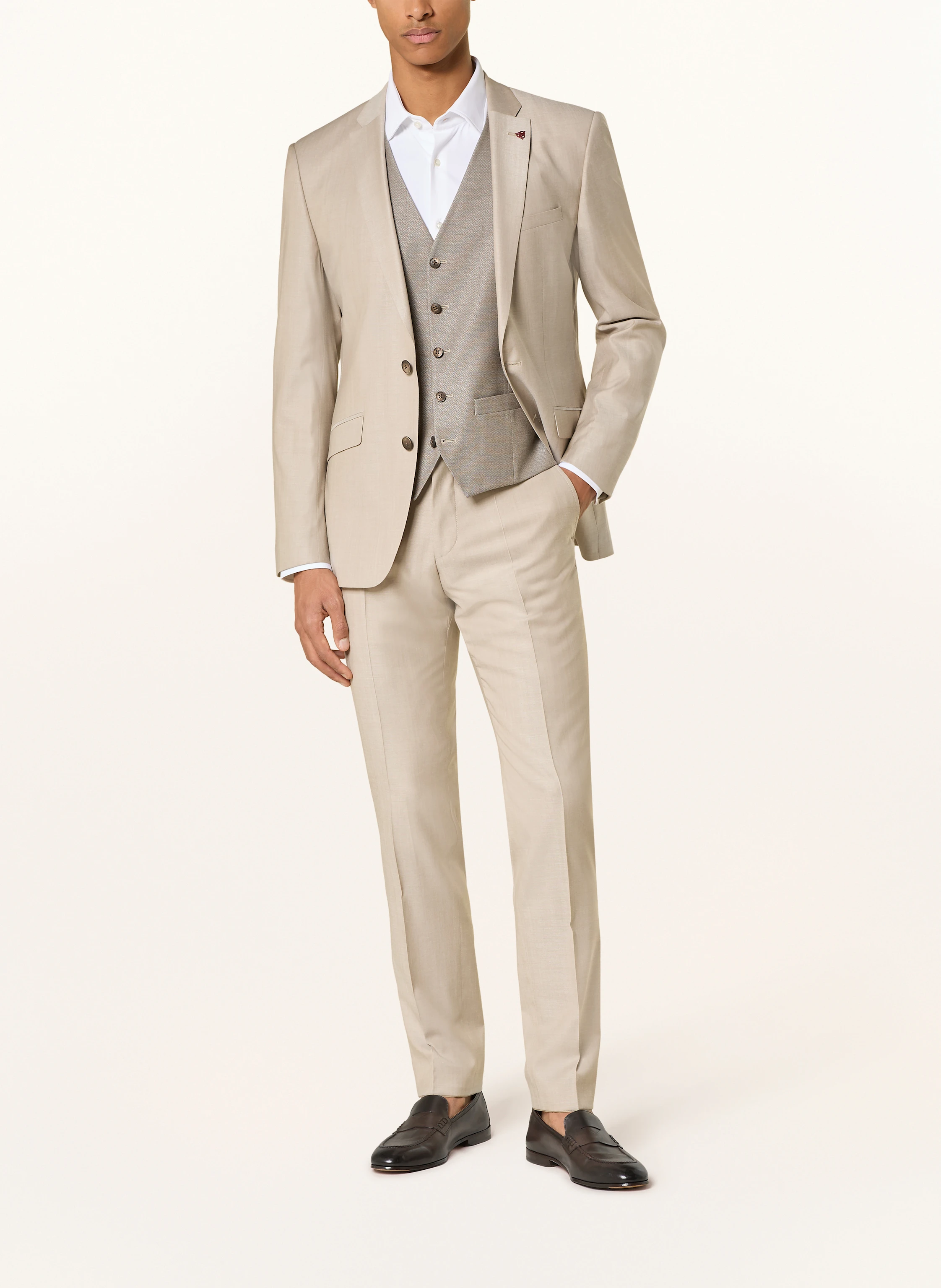 Roy Robson Anzugweste 24-05 Extra Slim Fit