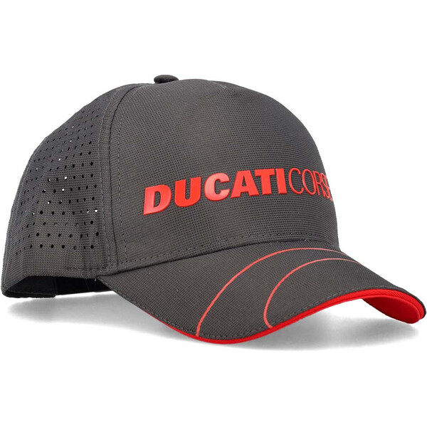 ducati racing - Casquette baseball Corse Technical Anthracite / Rouge