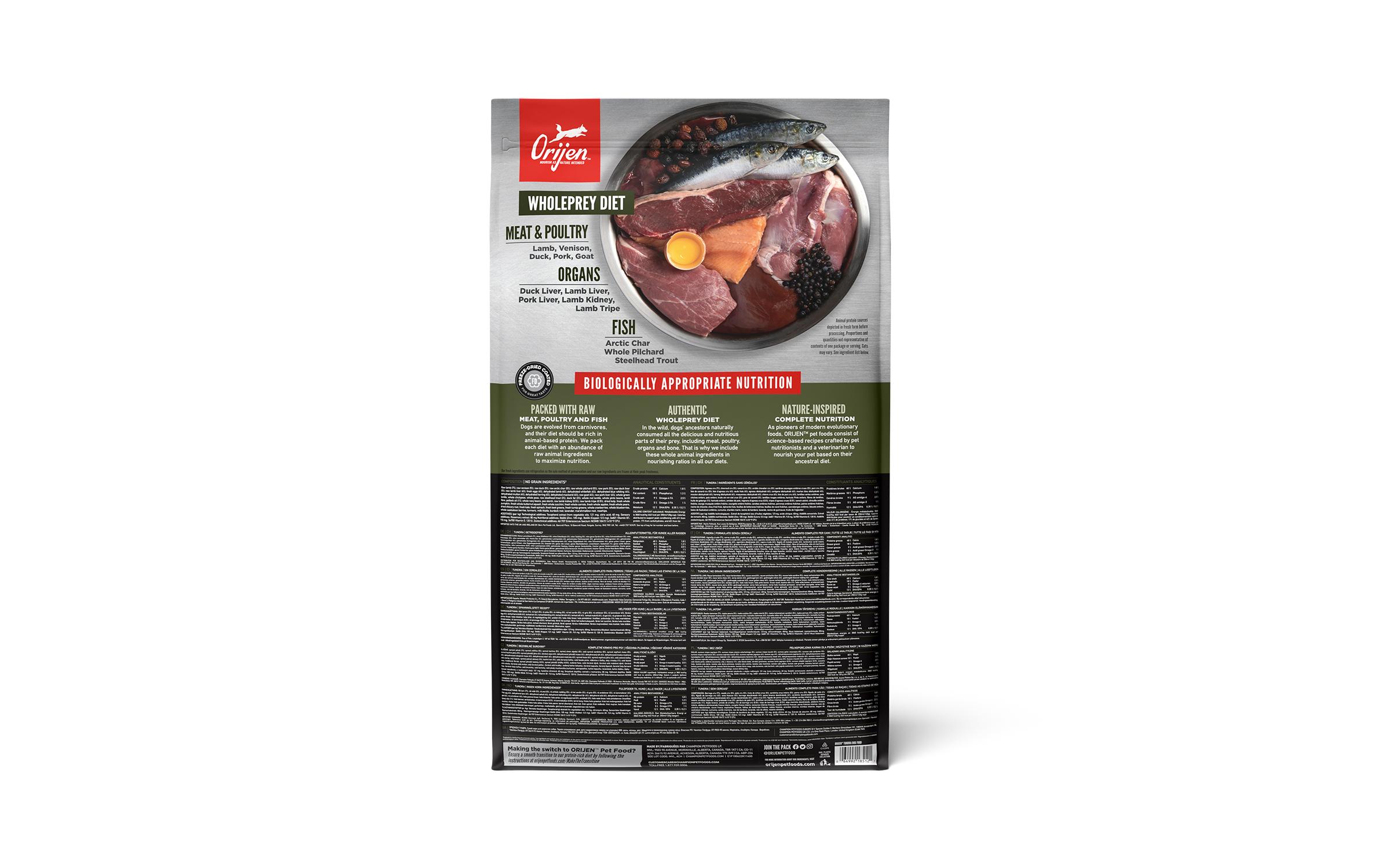 Trockenfutter Dog Tundra mit Ziege, 11.4 kg<br>Alleinfutter für Hunde