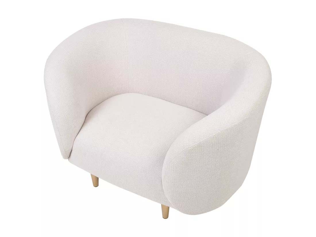 Fauteuil LOEN Tissu Beige clair
