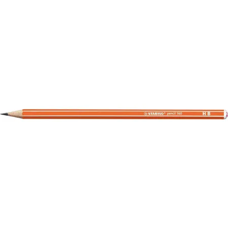 Bleistift - STABILO pencil 160 in orange - Einzelstift - Härtegrad HB