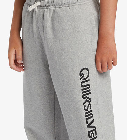 QuikSølver Sweatpants - Graphic - Gråmeleret m. Sort