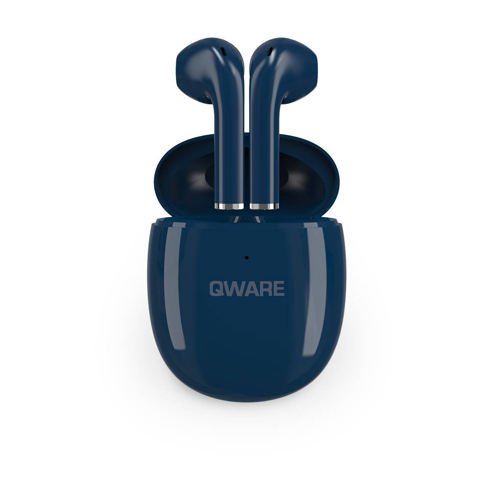 Qware Sound True draadloze oordopjes - blauw