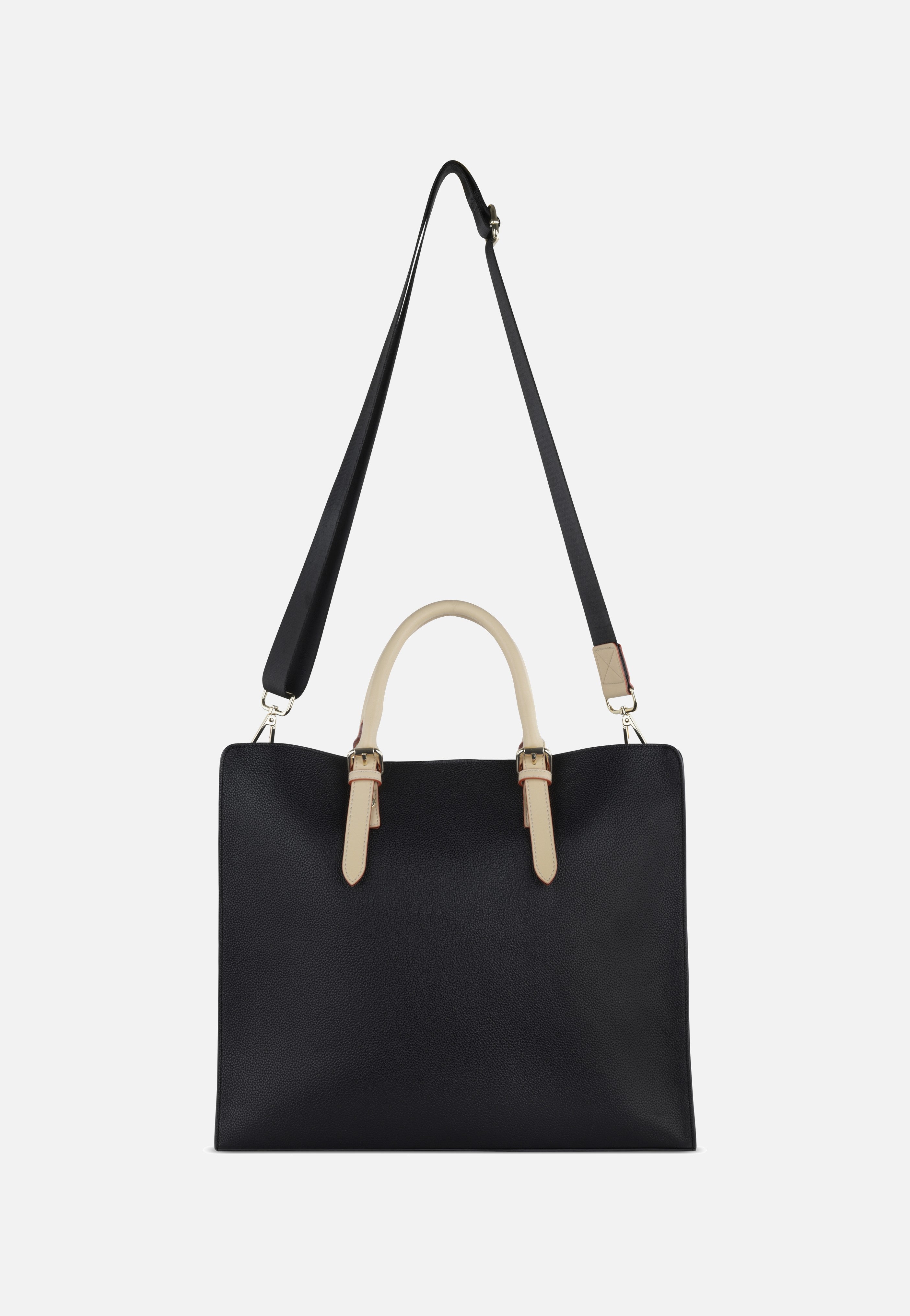 Ella Top Handle L Schwarz - Tote Bag