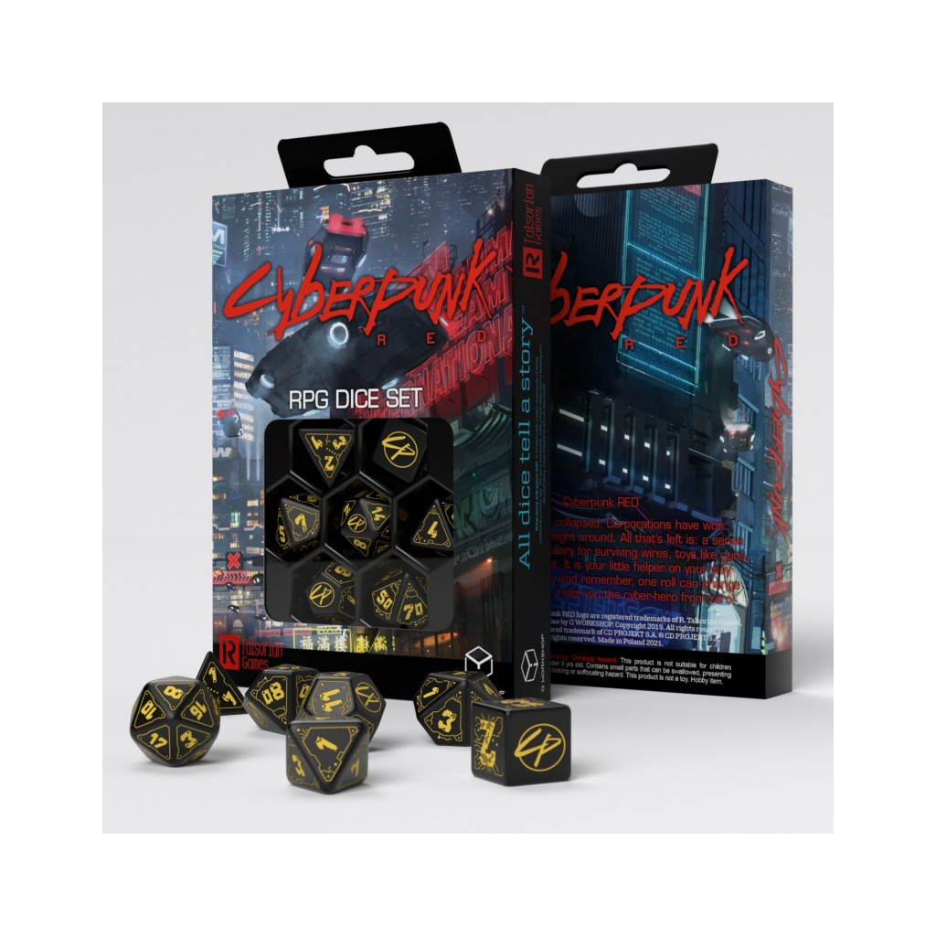 Cyberpunk Red Dice Set: Wet Work