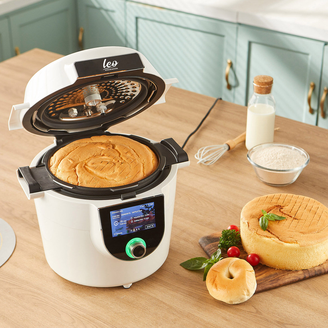 Kitchencook Autocuiseur intelligent avec connexion wifi blanc- 5 L