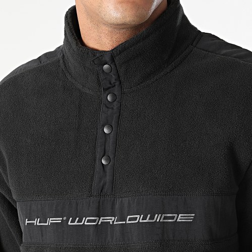 Veste Outdoor Polaire A Bandes Cascade Polar FL00151 Noir Réfléchissant