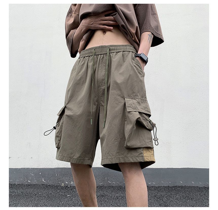 DuckleBeam - Cargoshorts met trekkoord in twee kleuren
