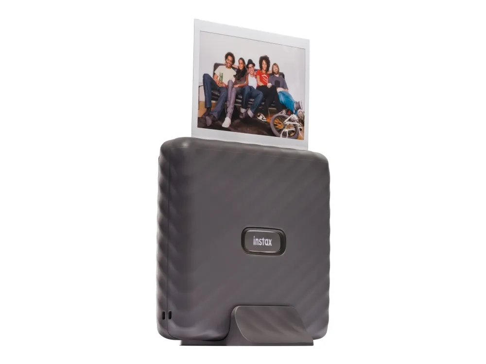 Fujifilm instax Link Wide - Printer - farve - LED - 86 x 108 mm op til 5 udskrifter/min (farve) - kapacitet: 10 fotos - Bluetooth 4.2 LE - mokkagrå