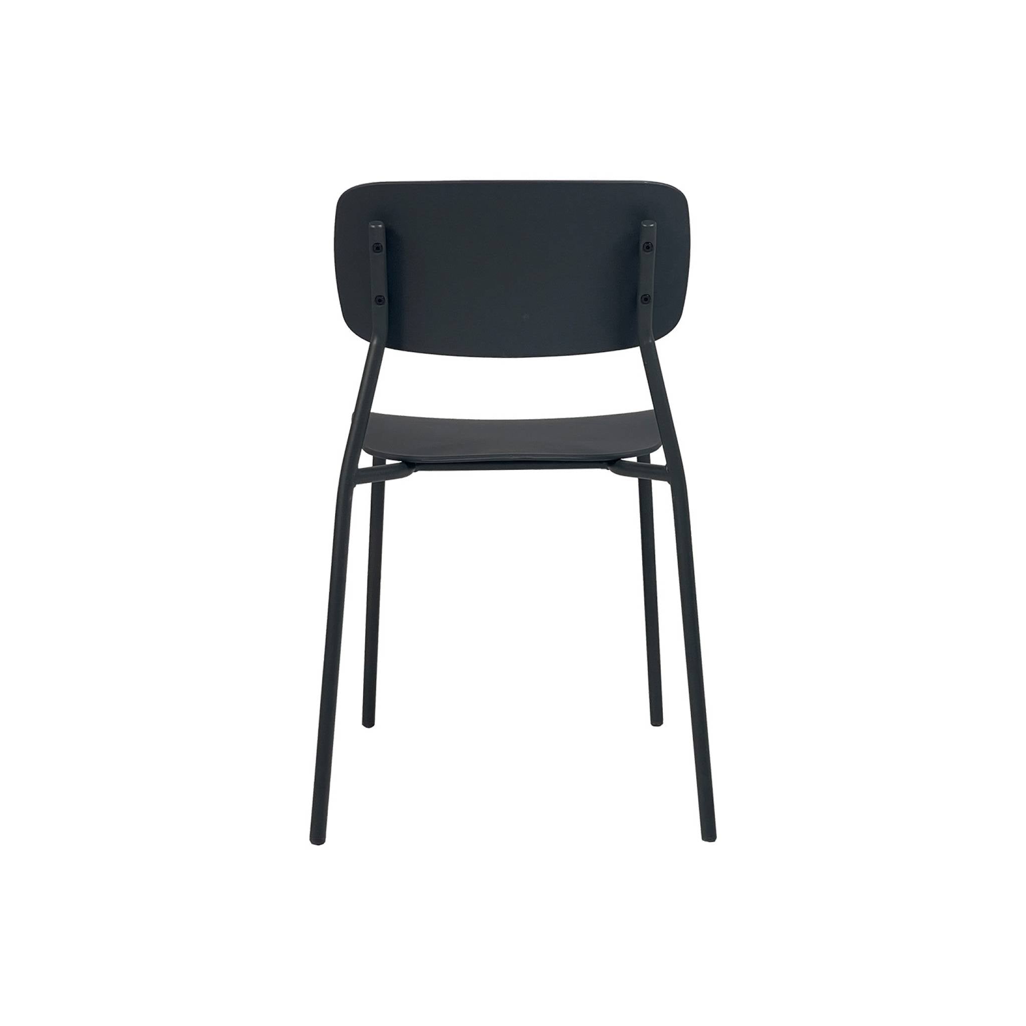 sweeek - Stapelbare tuinstoelen van staal en kunststof (set van 2)