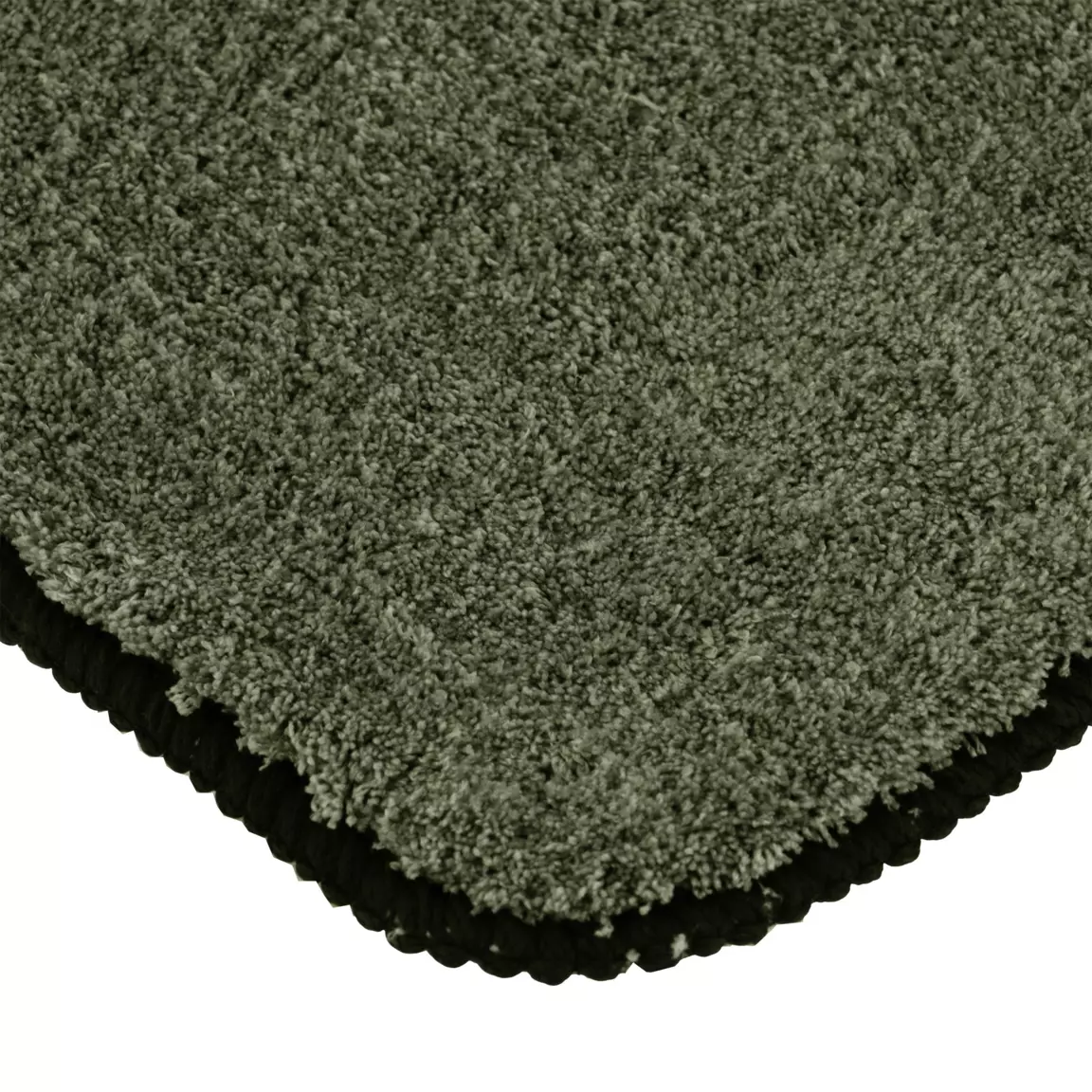Tapis de bain antidérapant (75 x 45 cm) Black Line Vert kaki / noir