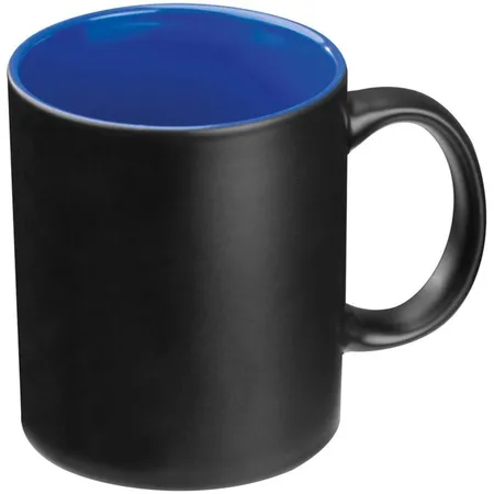 Macma Porzellantasse Kaffeetasse Fassungsvermögen: 300 ml Farbe: schwarz-blau