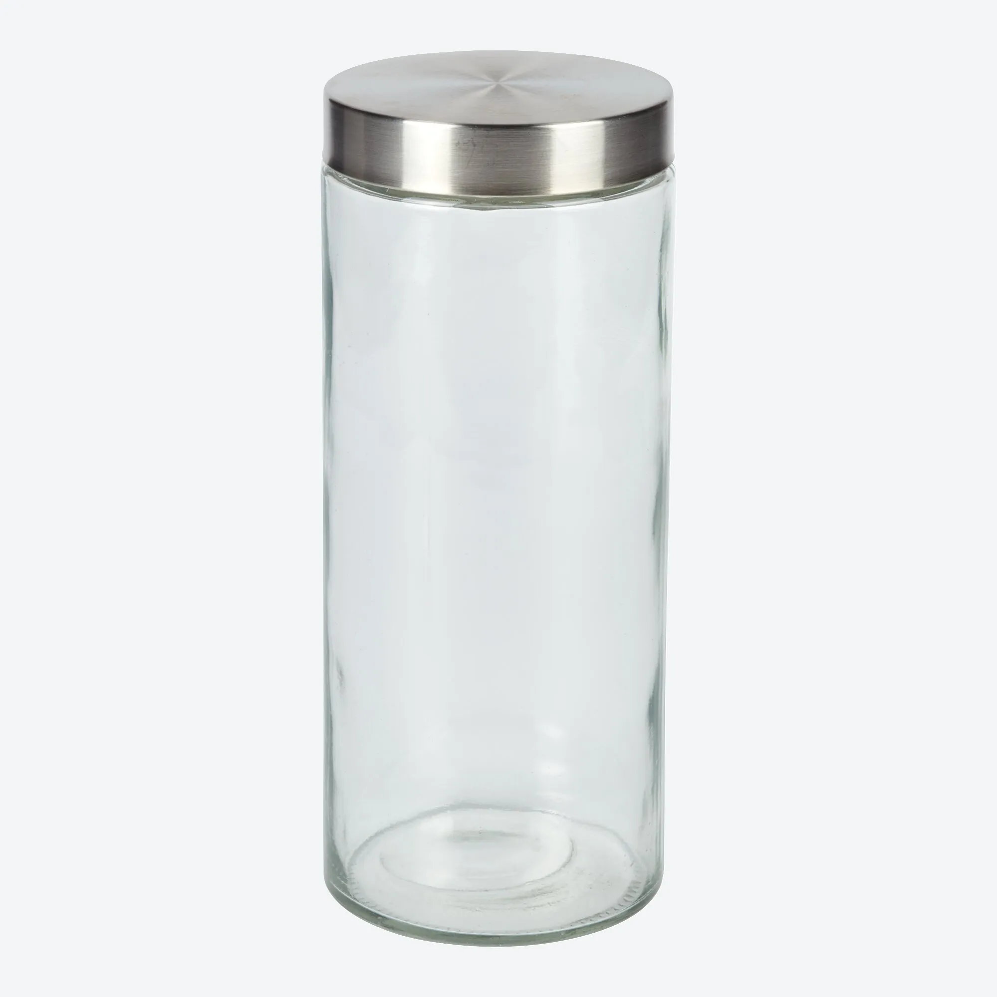 Vorratsglas mit Edelstahl-Deckel, verschiedene Größen