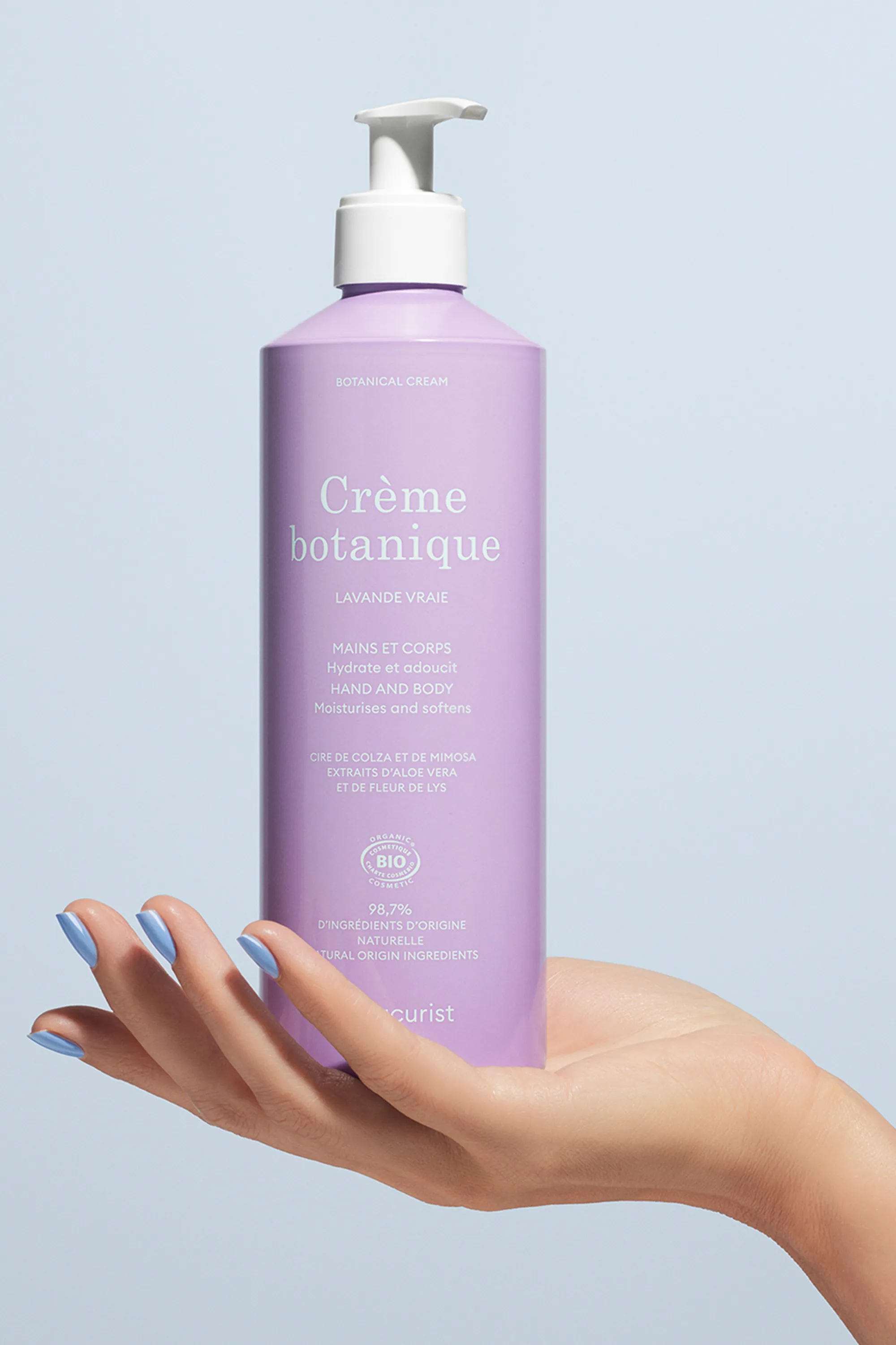 Manucurist Crème hydratante corps et mains Lavande vraie-500 ml