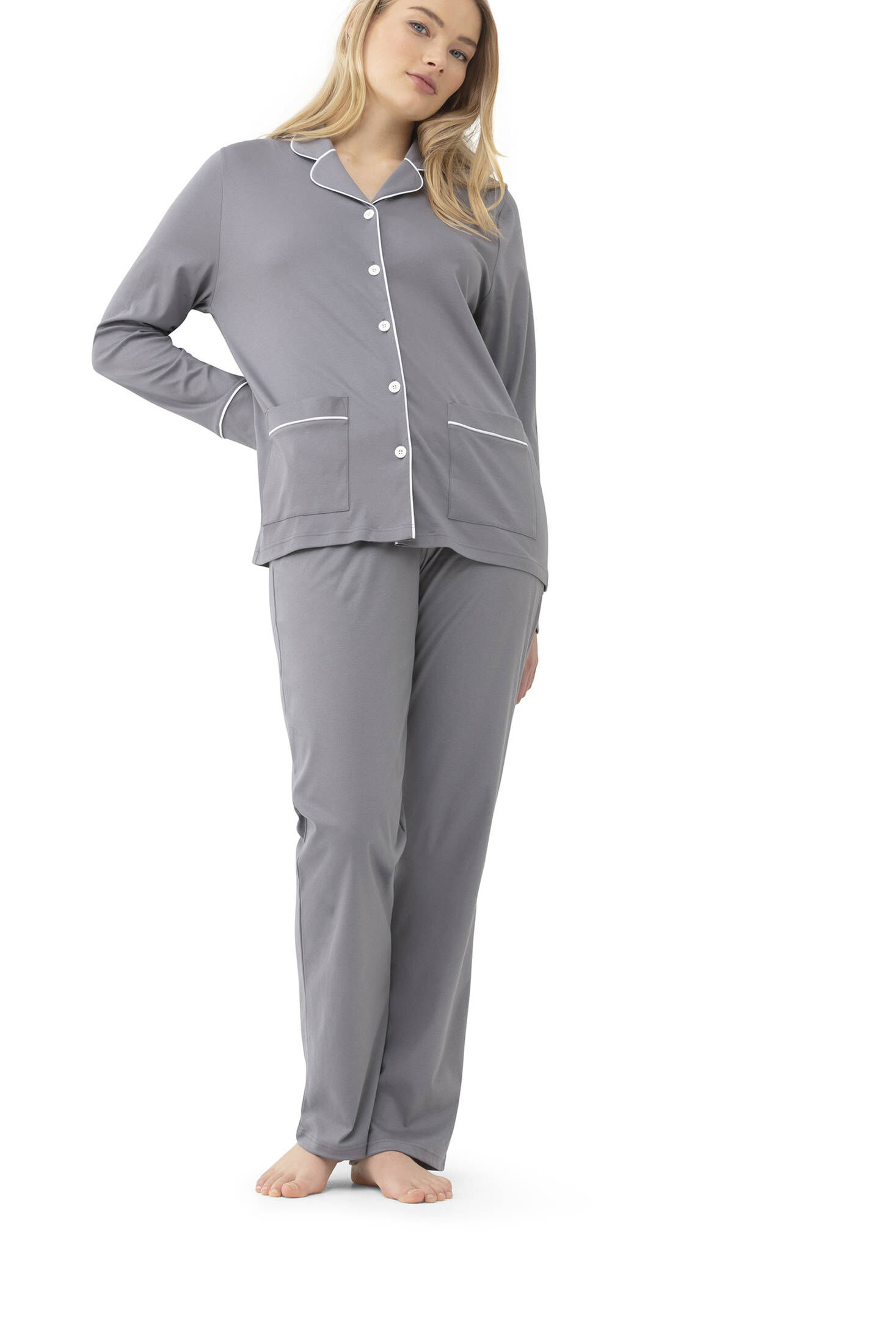 mey| Damen Pyjama-Shirt