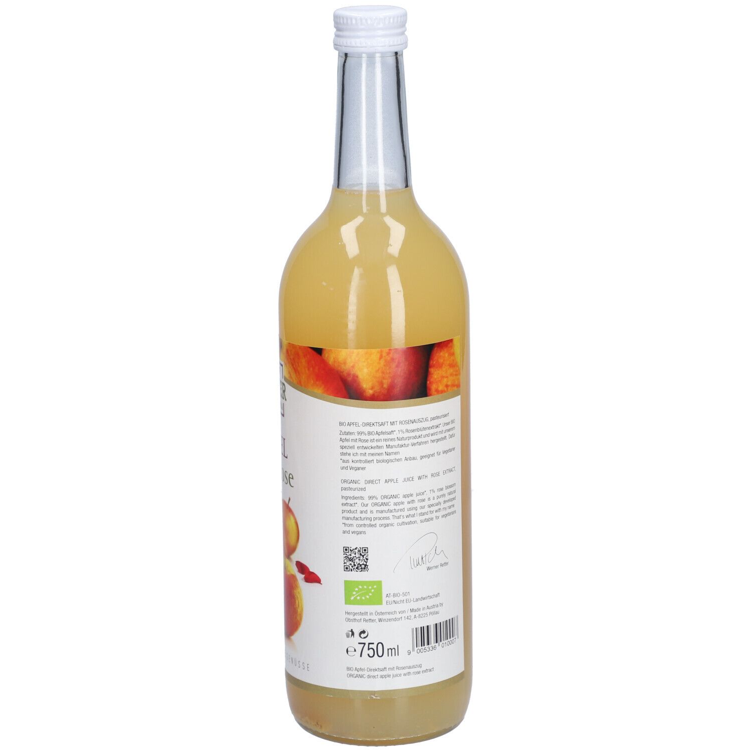 OBSTHOF RETTER APFEL mit Rose