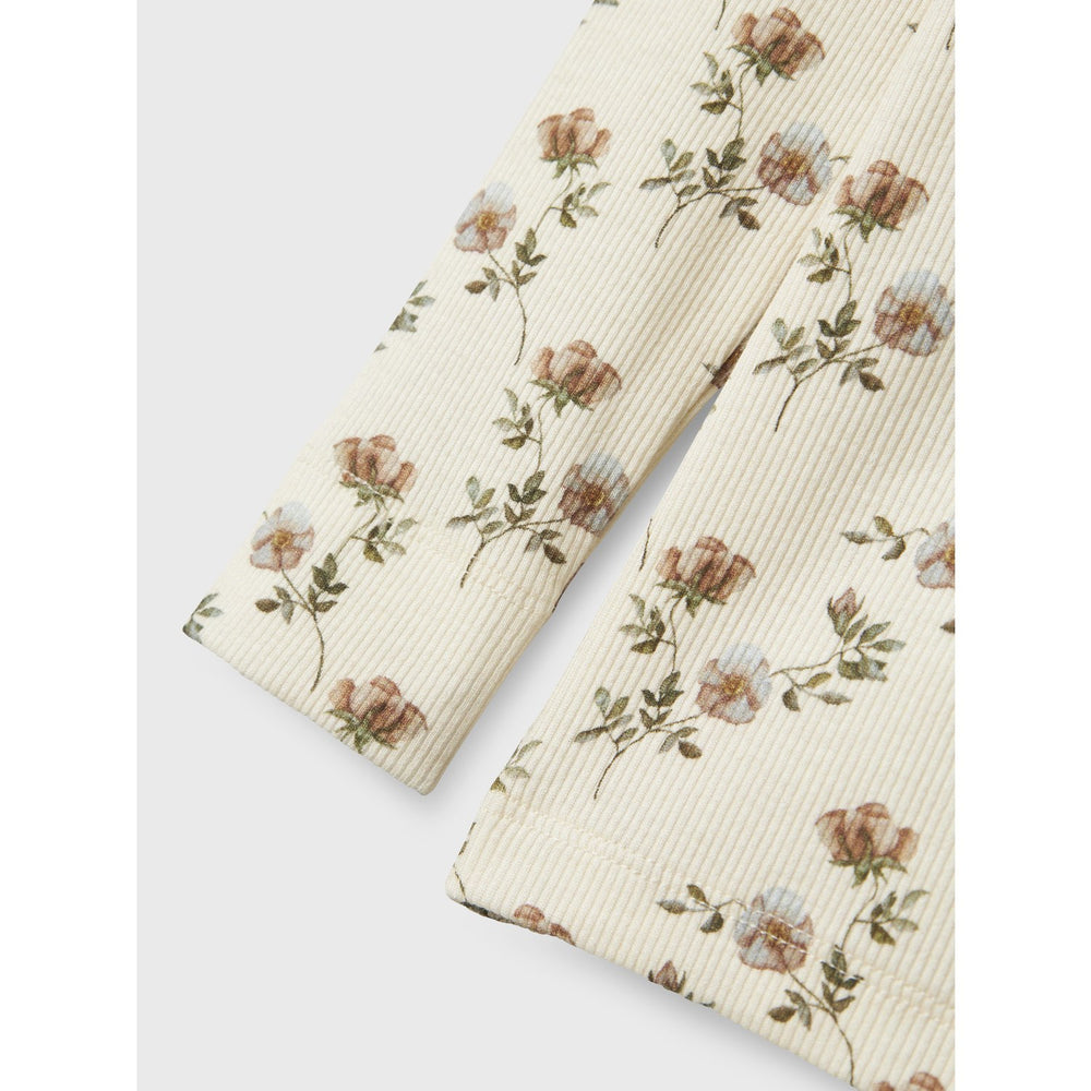 Køb Lil'Atelier Turtledove Flowers Gavo Els Slim Bluse