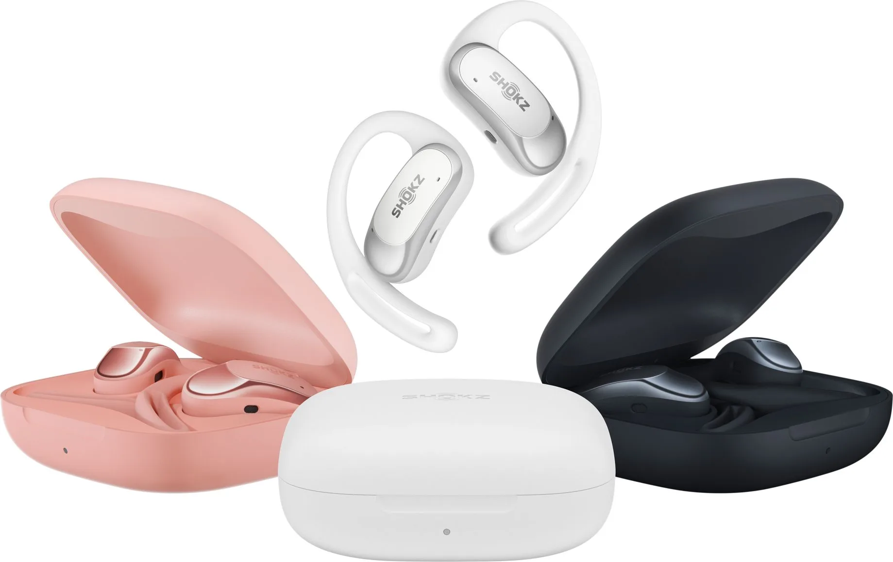 Shokz OpenFit Air Blanc Écouteurs True Wireless